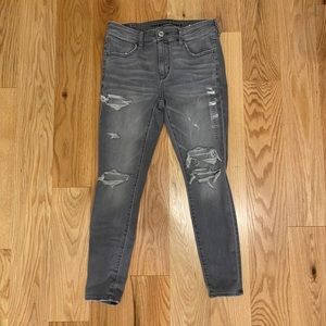 Black ripped jeans NEVER WORN